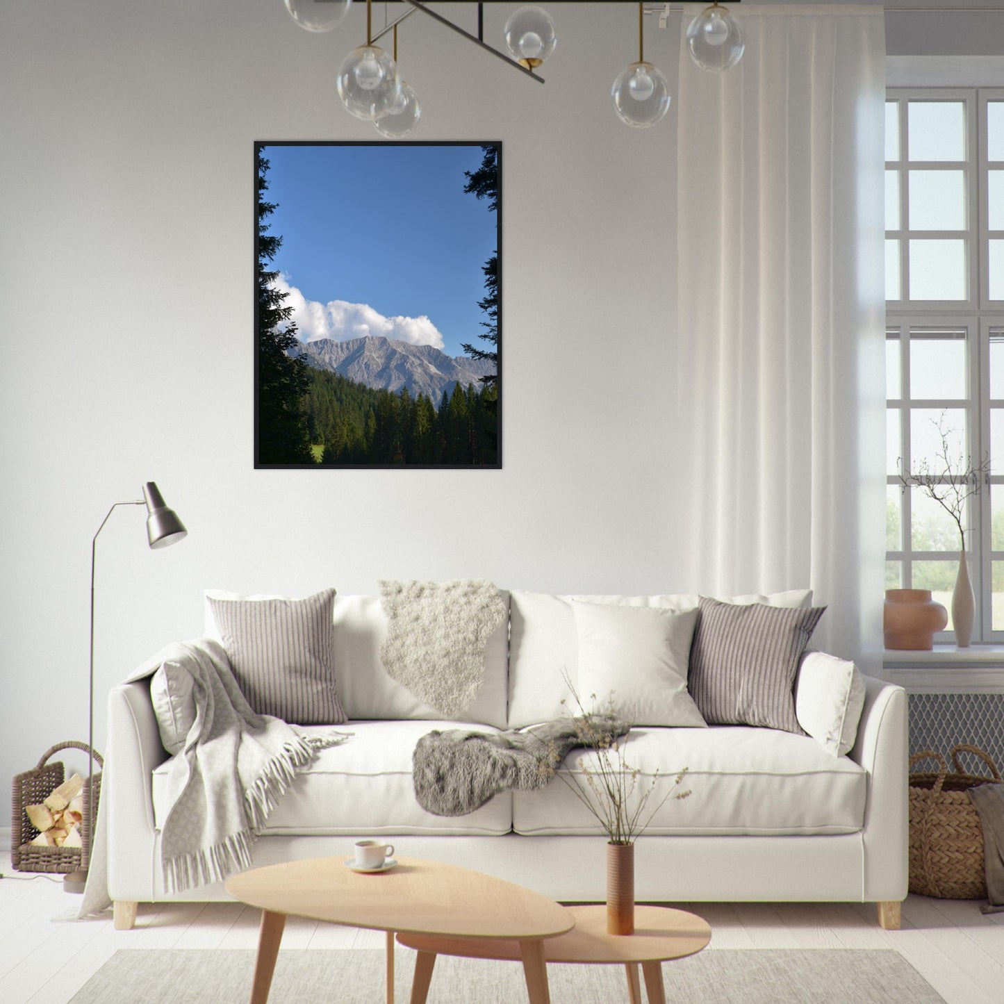 Framed Peaks - Framed Poster - JDivine