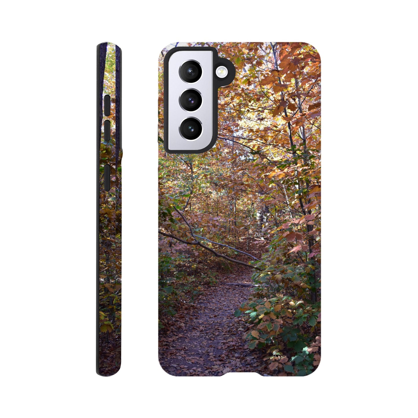 Pathway of Leaves – Tough Phone Case - JDivine
