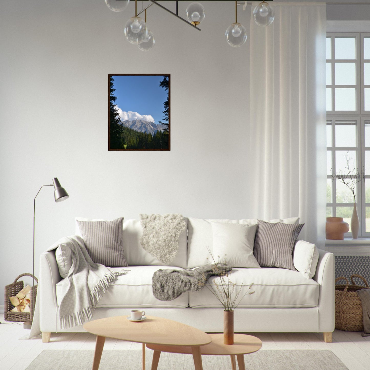 Framed Peaks - Framed Poster - JDivine