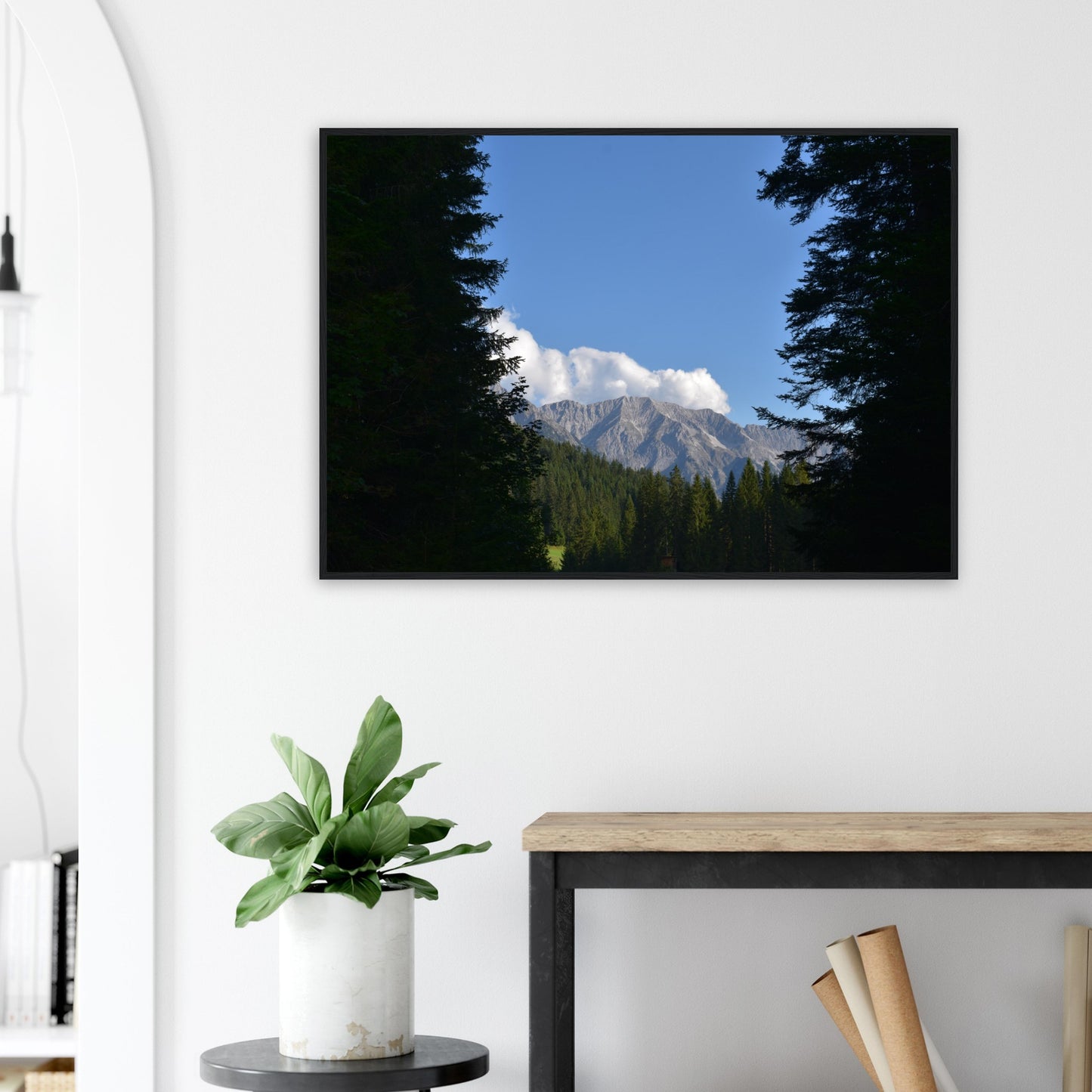 Framed Peaks - Framed Poster - JDivine