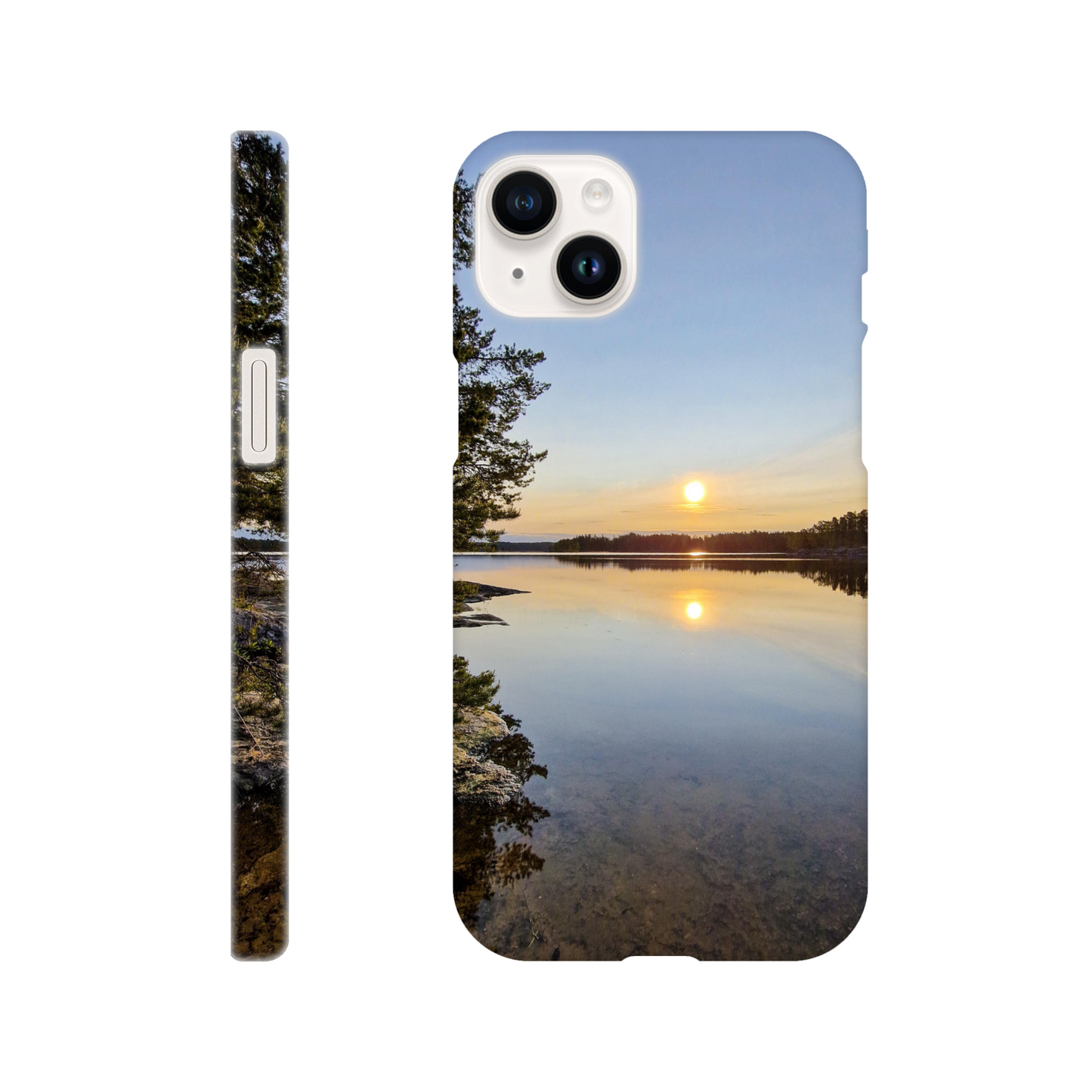 Calm Lake Serenity - Slim Phone Case - JDivine