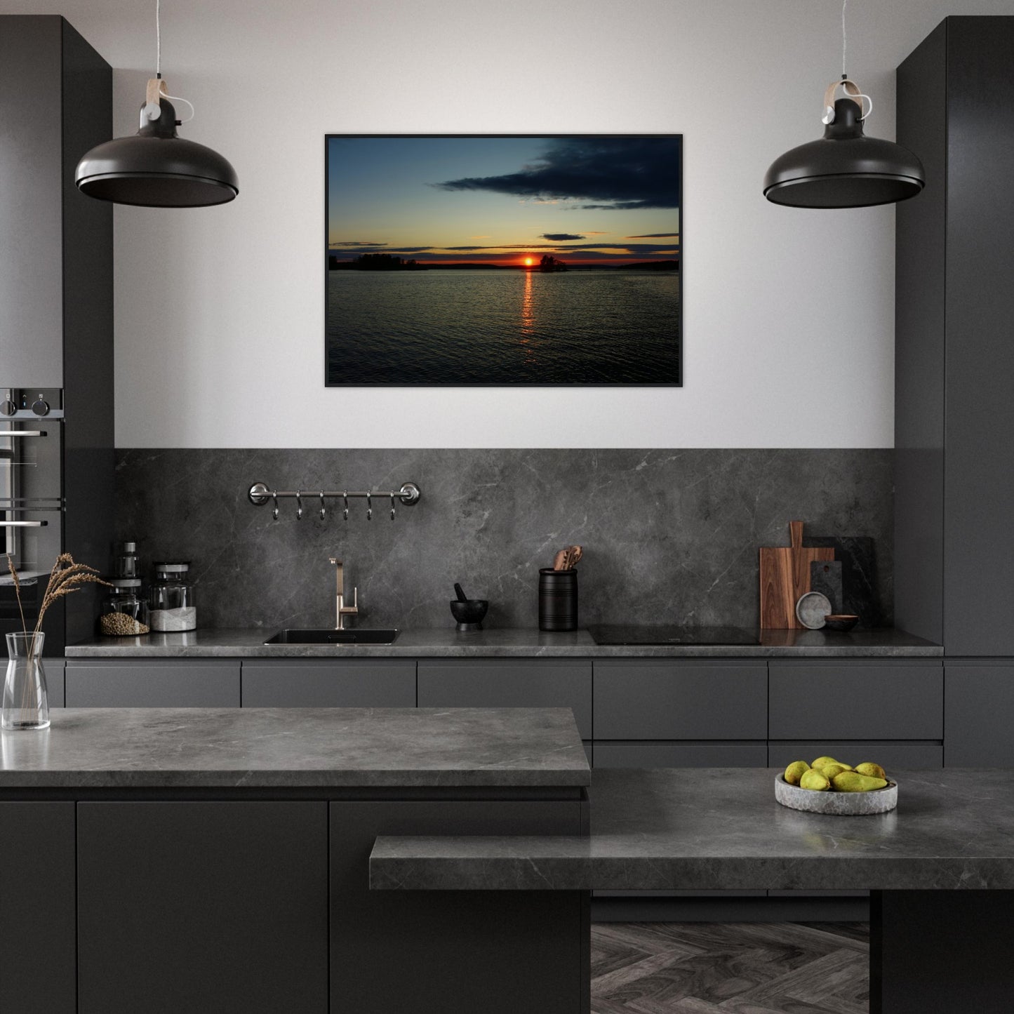 Serene Sunrise - Framed Poster - JDivine