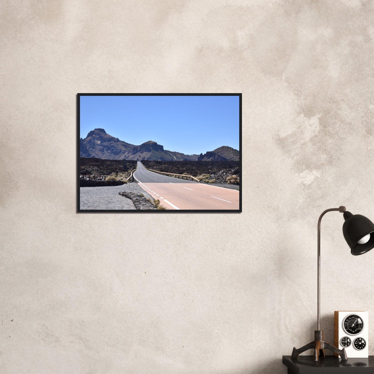 Volcanic Road to the Unknown - Framed Poster - JDivine