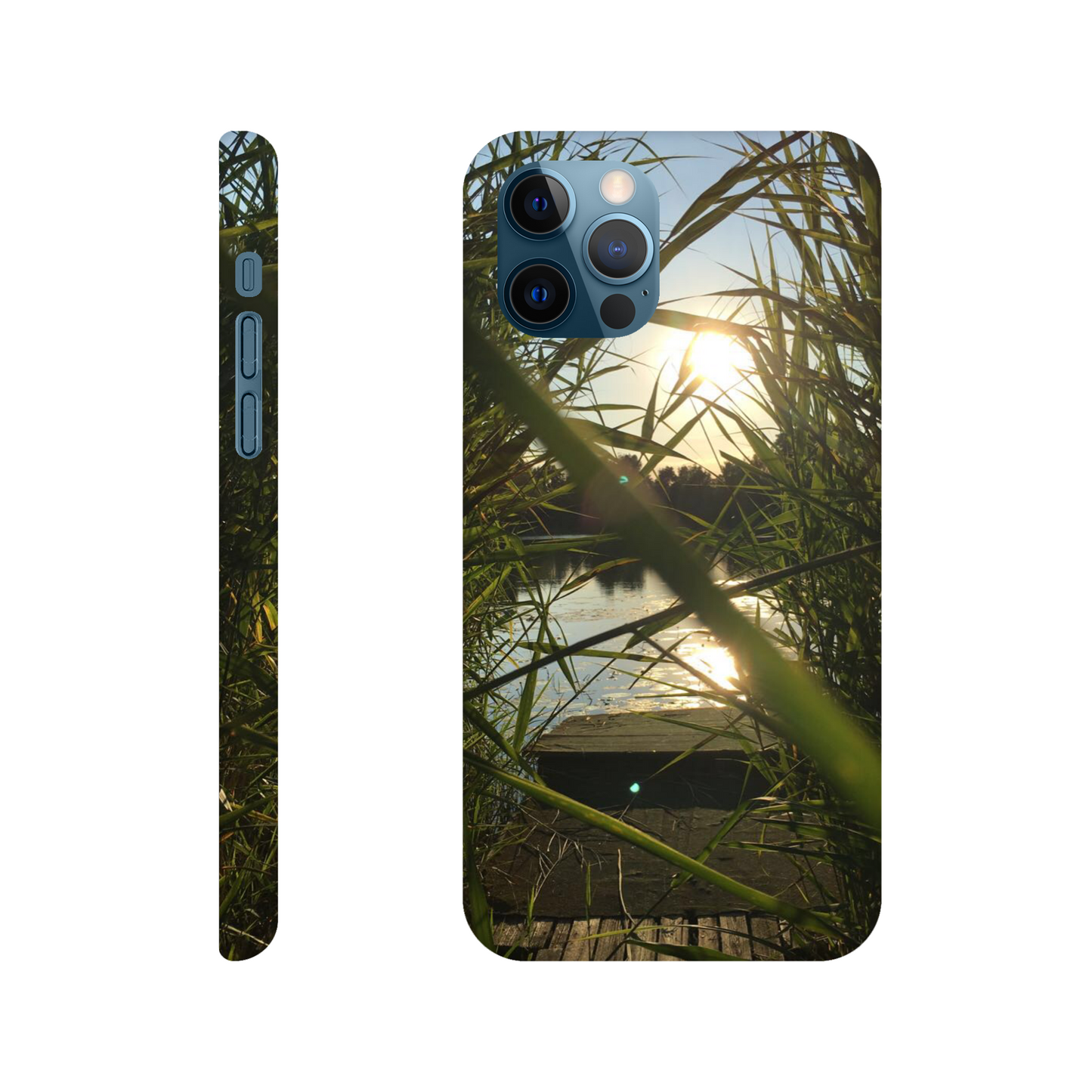 Golden Reed Passage - Slim Phone Case - JDivine
