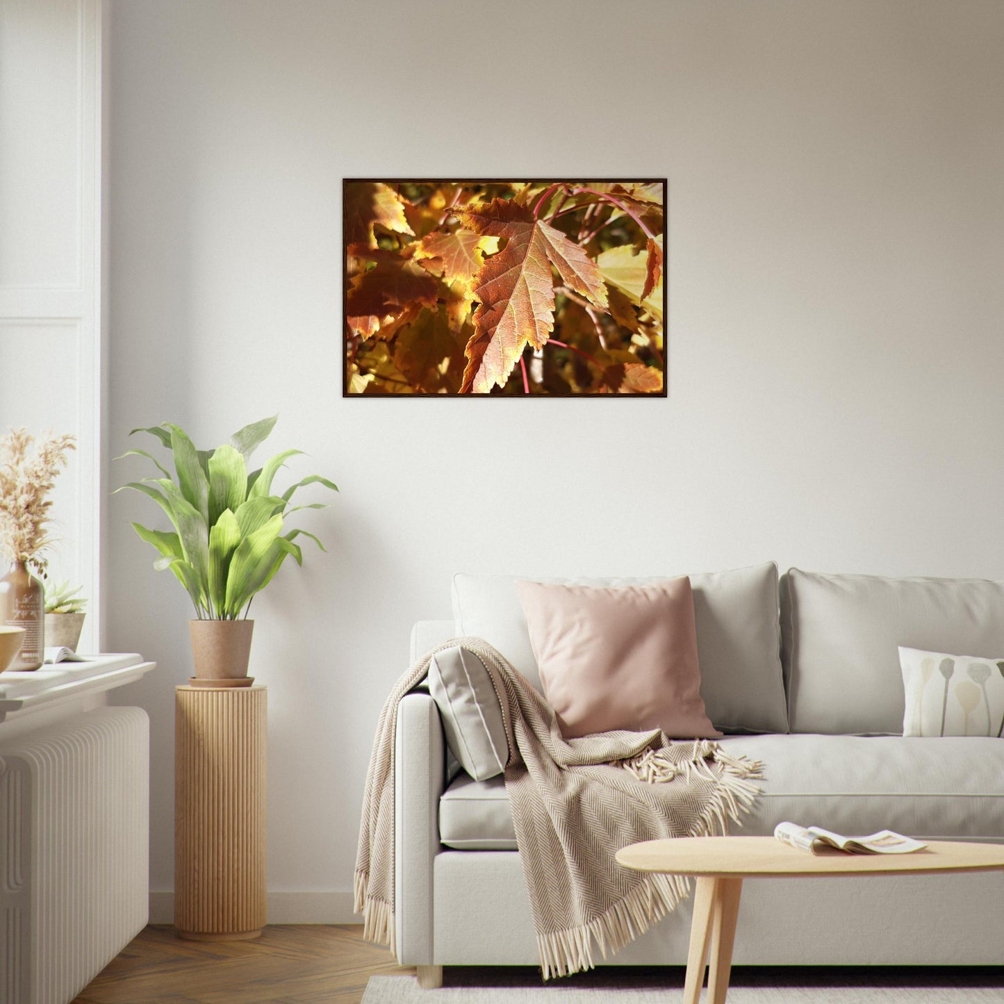 Autumn's Golden Glow - Framed Poster - JDivine