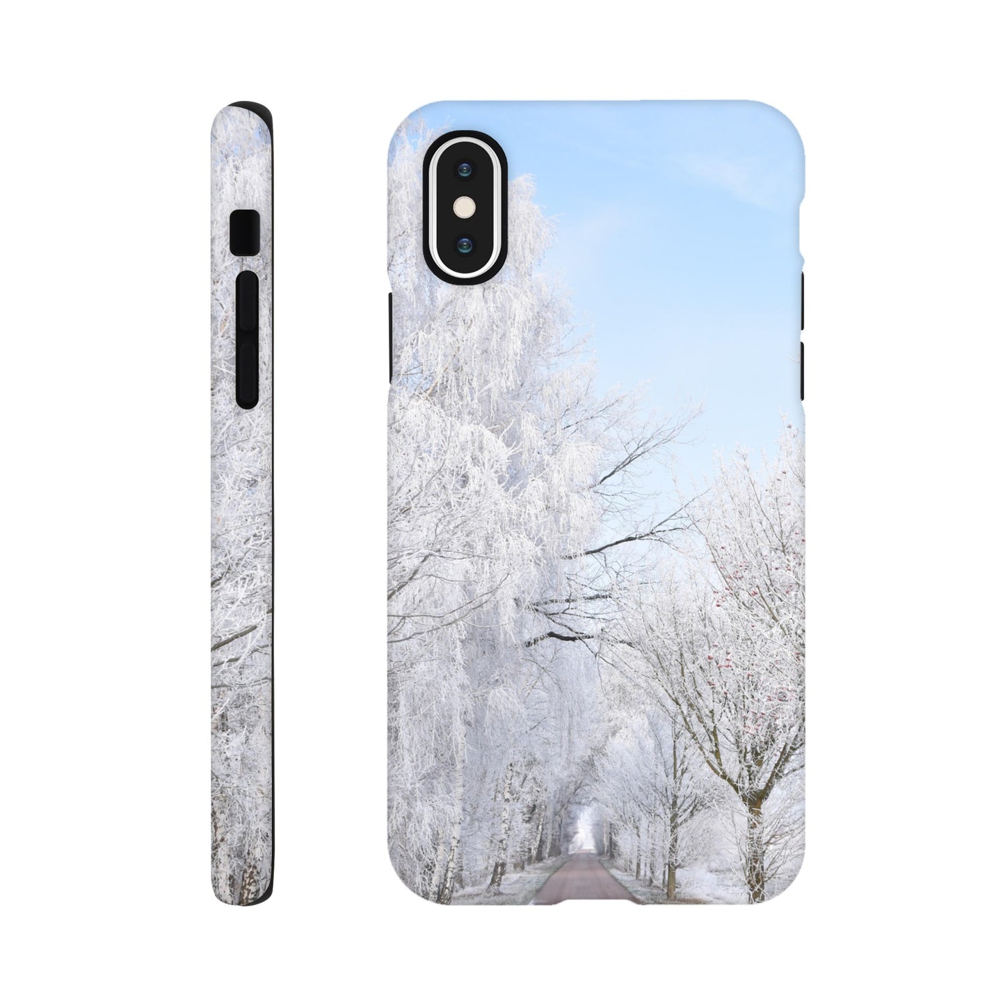 Winter’s Silent Path - Tough Phone Case - JDivine