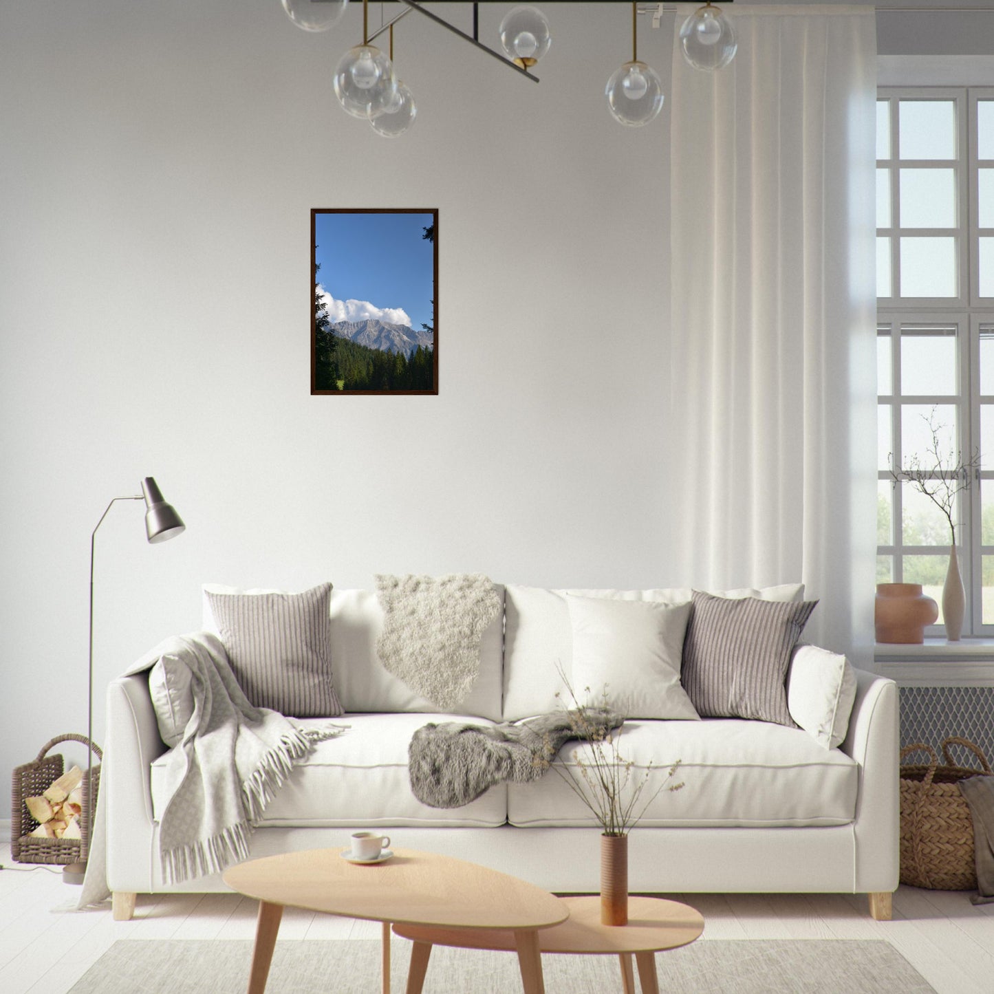 Framed Peaks - Framed Poster - JDivine