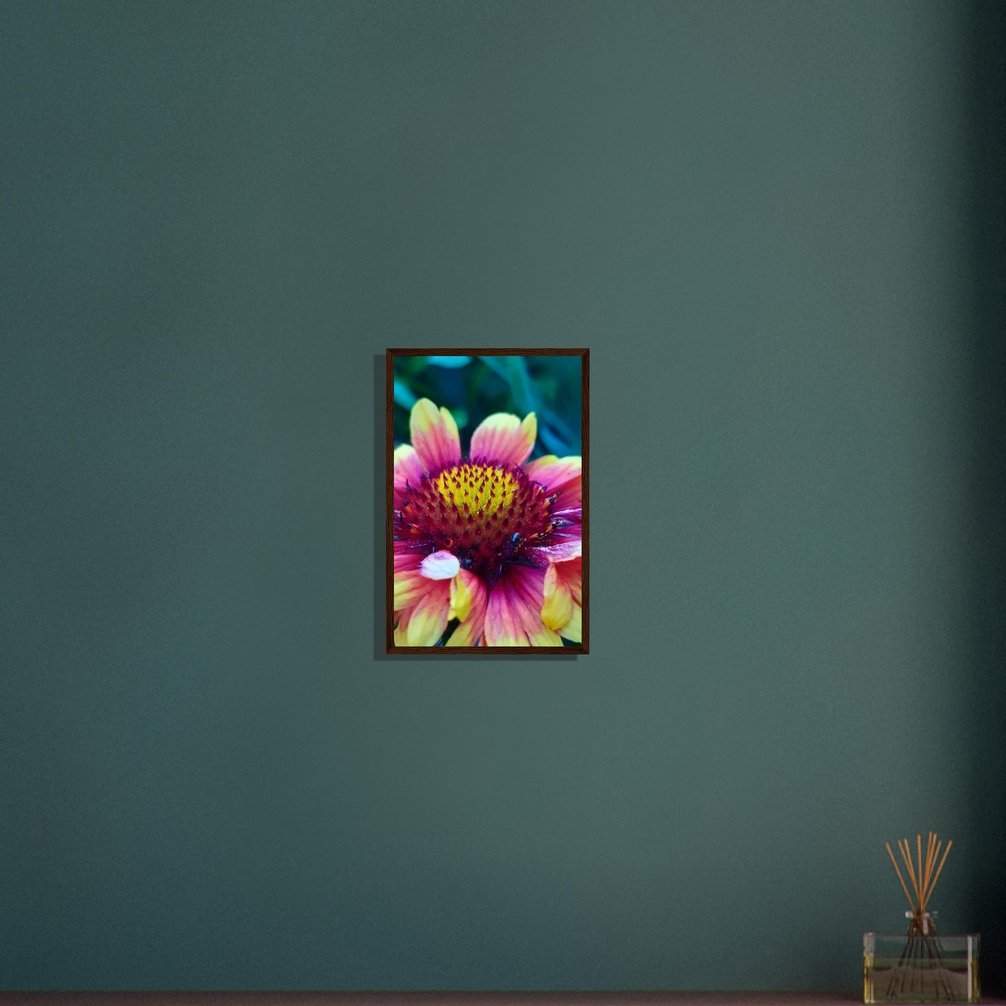 Vibrant Petal Symphony - Framed Poster - JDivine