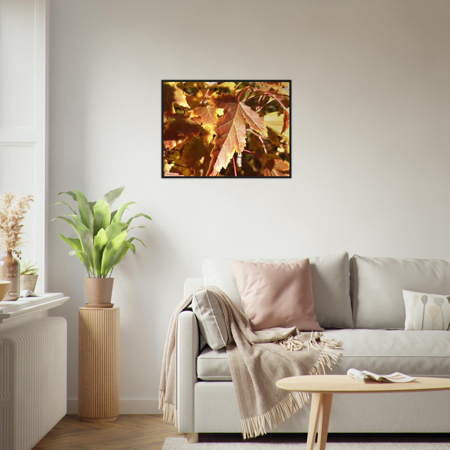 Autumn's Golden Glow - Framed Poster - JDivine