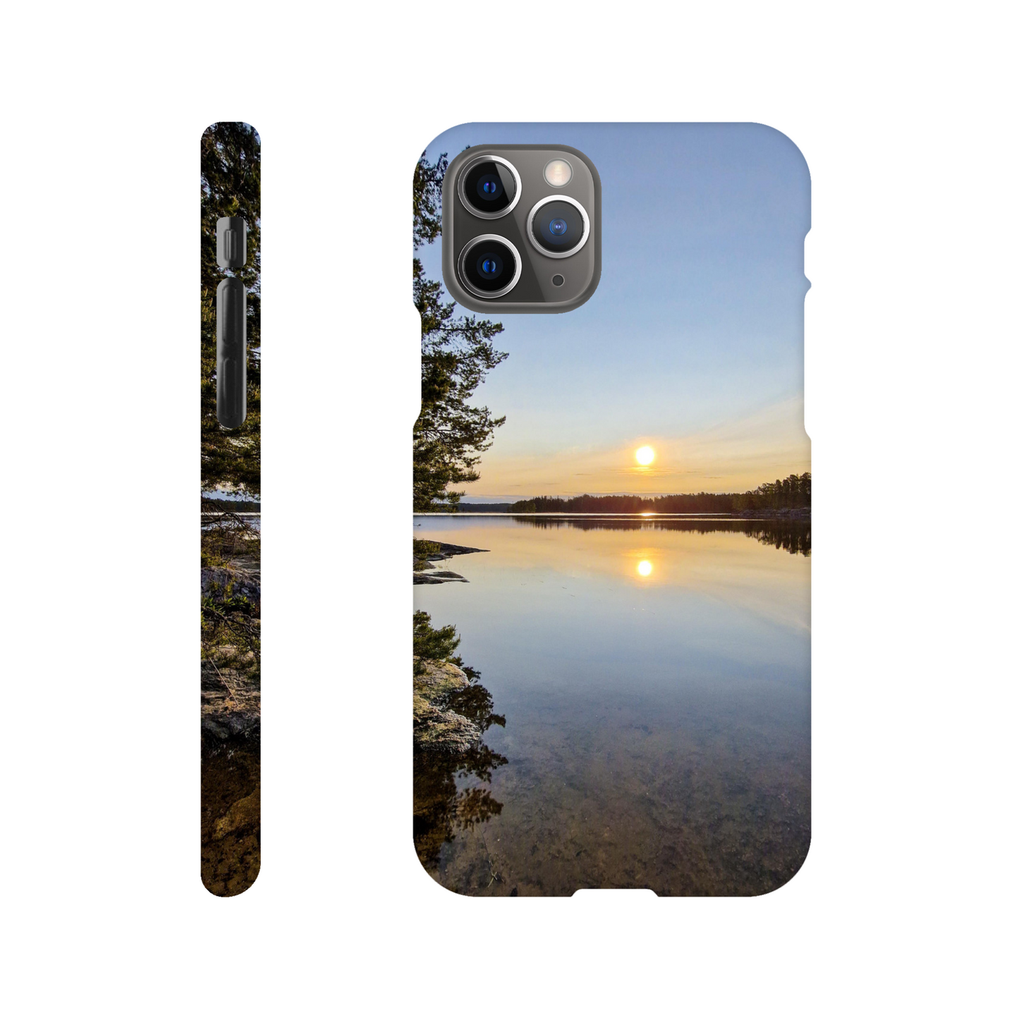 Calm Lake Serenity - Slim Phone Case - JDivine