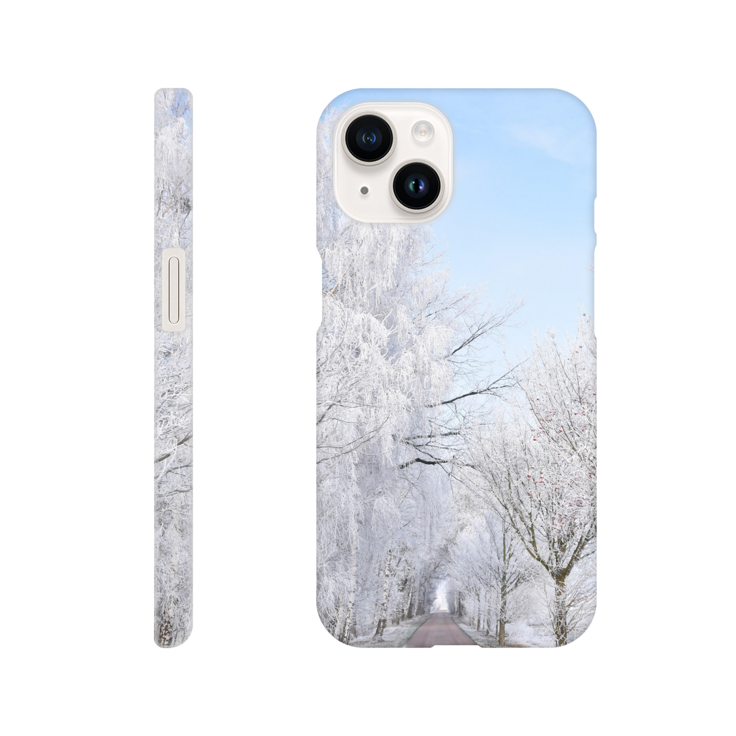 Winter’s Silent Path - Slim Phone Case - JDivine