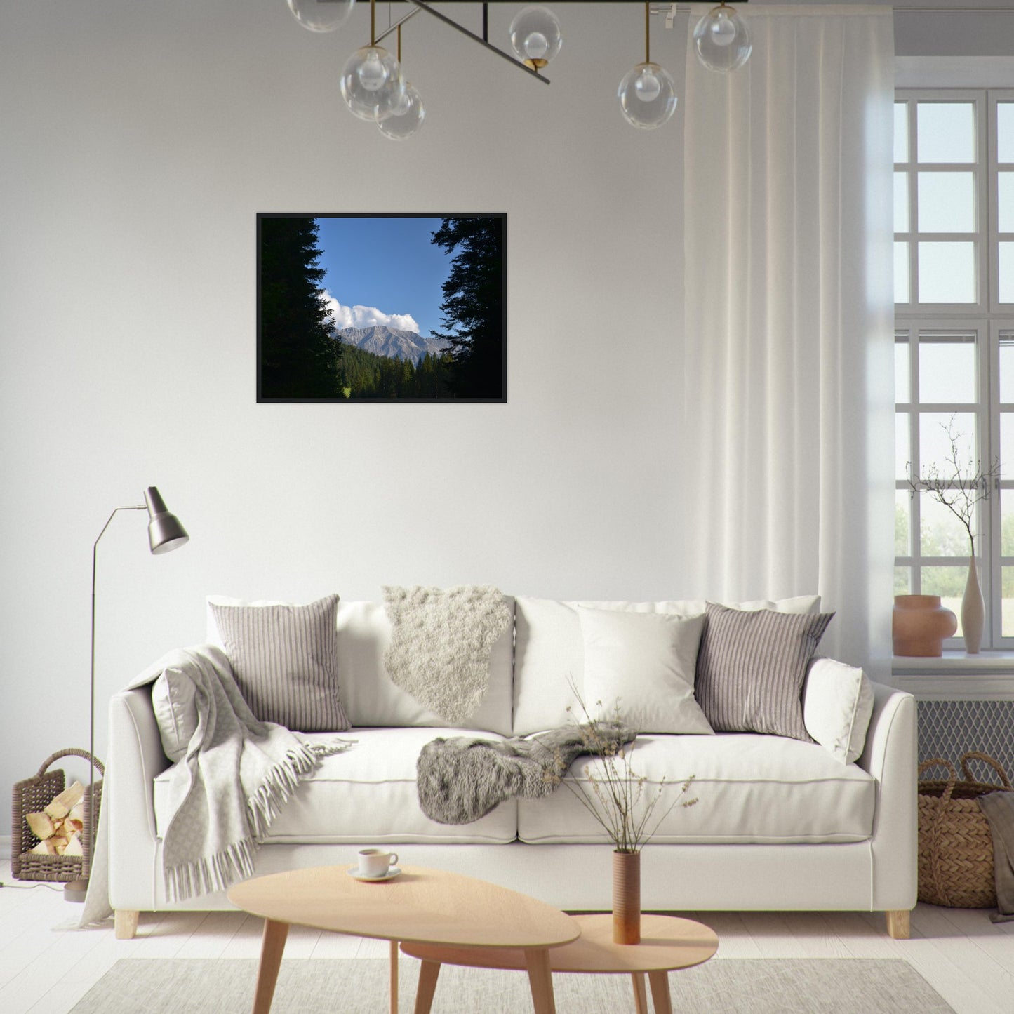 Framed Peaks - Framed Poster - JDivine