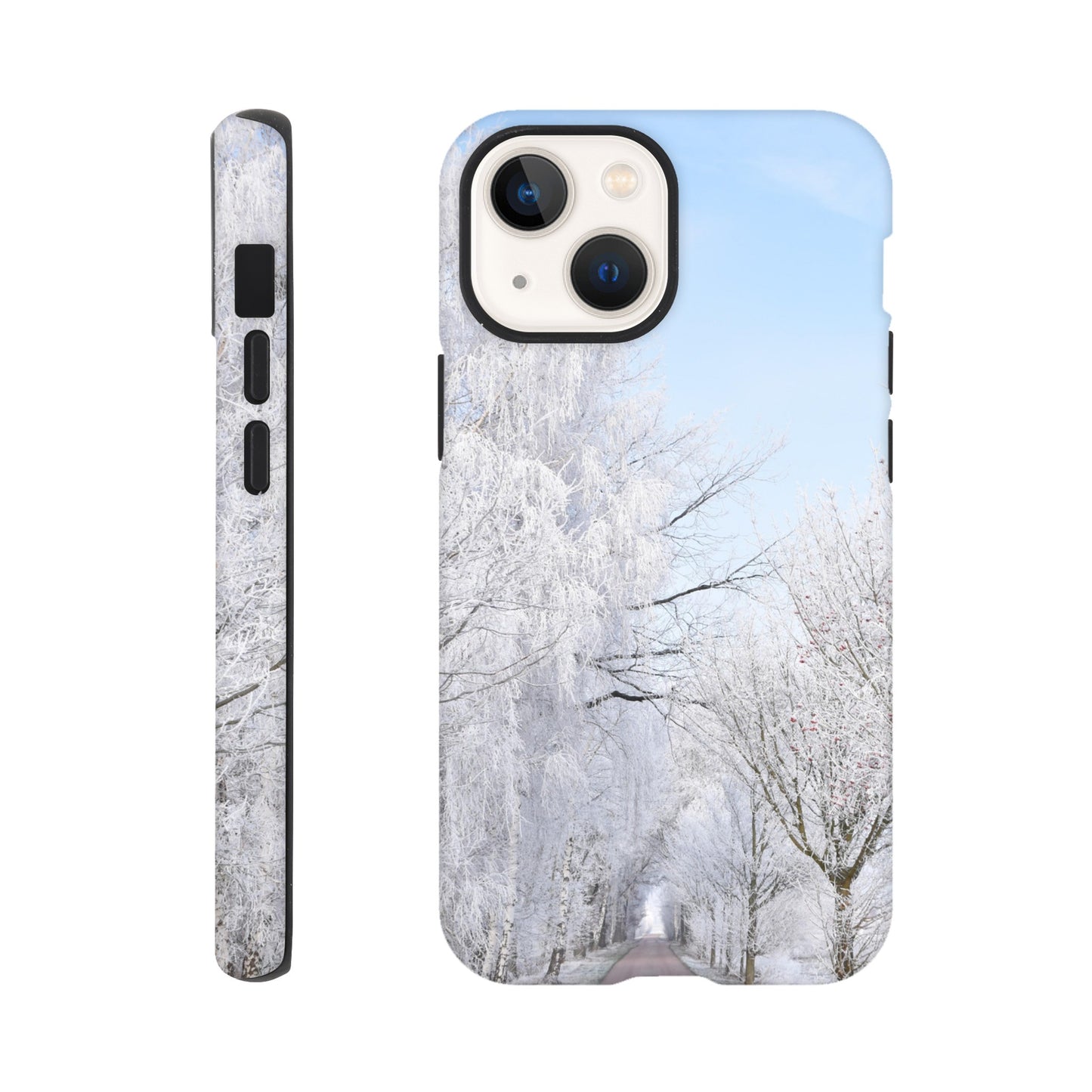 Winter’s Silent Path - Tough Phone Case - JDivine