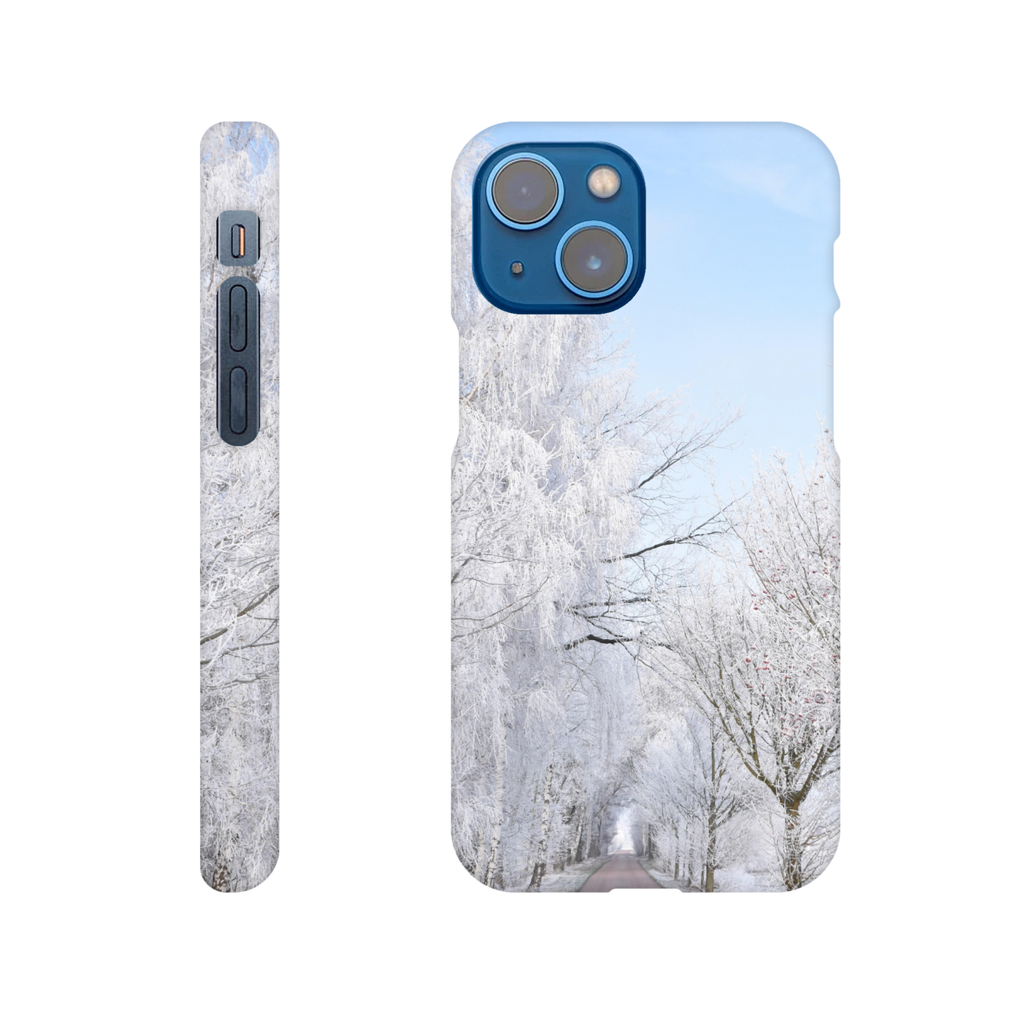 Winter’s Silent Path - Slim Phone Case - JDivine