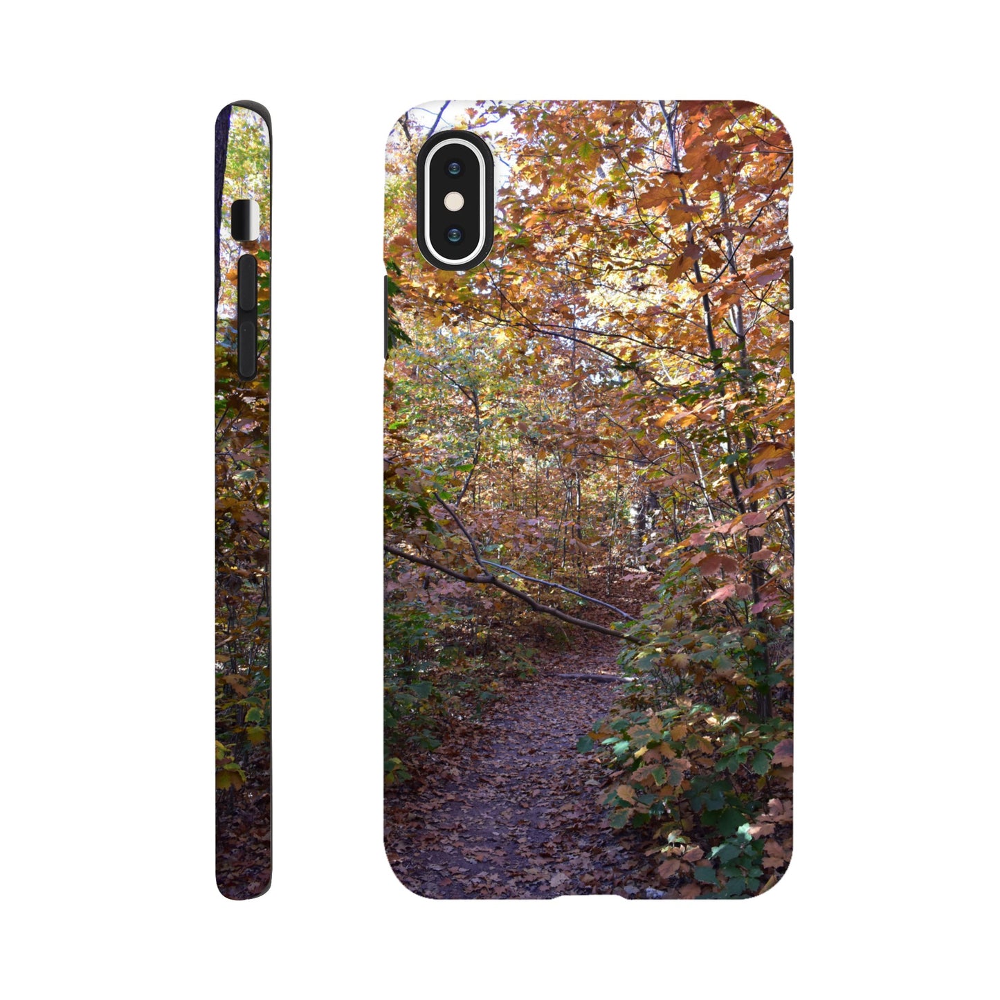 Pathway of Leaves – Tough Phone Case - JDivine