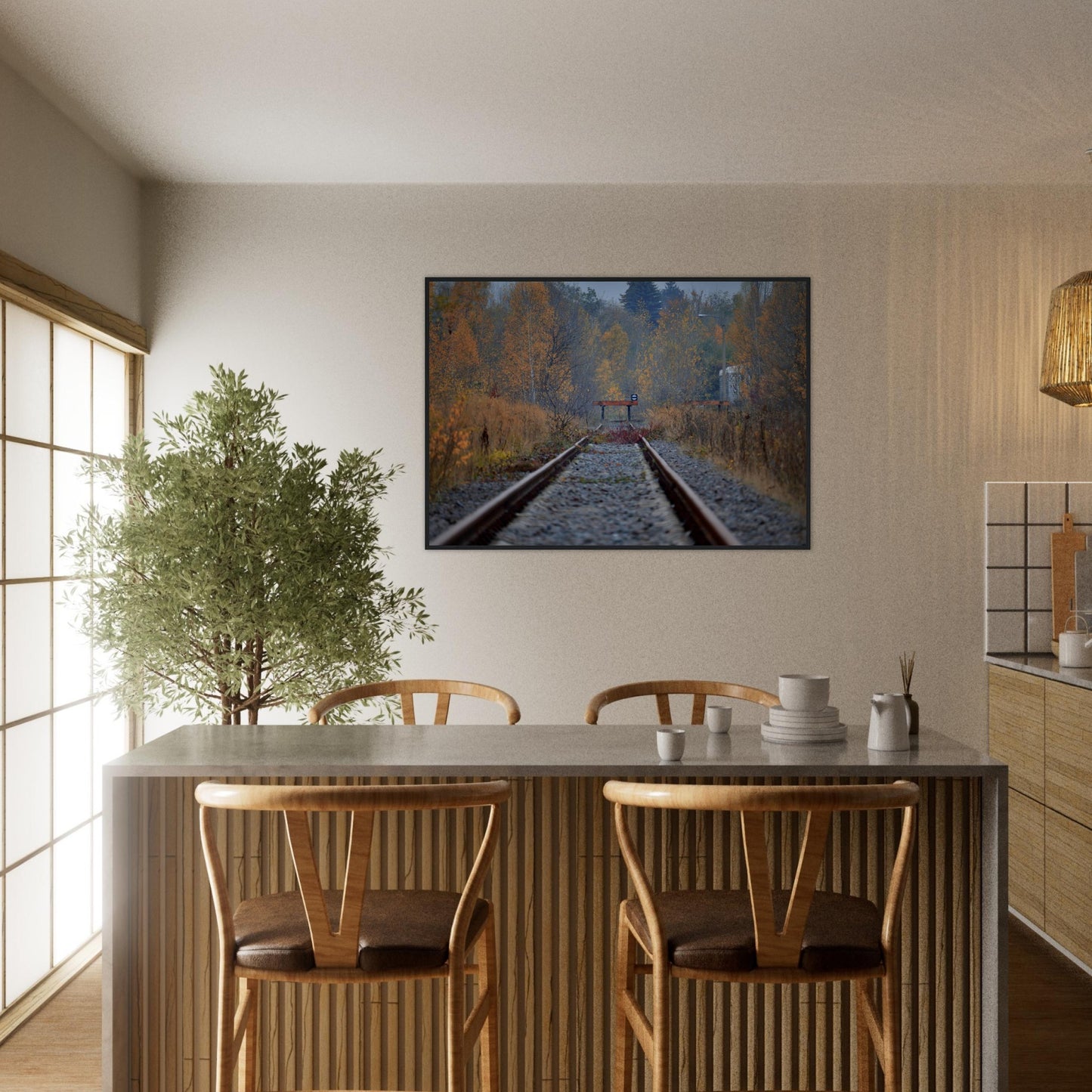 Abandoned Tracks - Framed Poster - JDivine