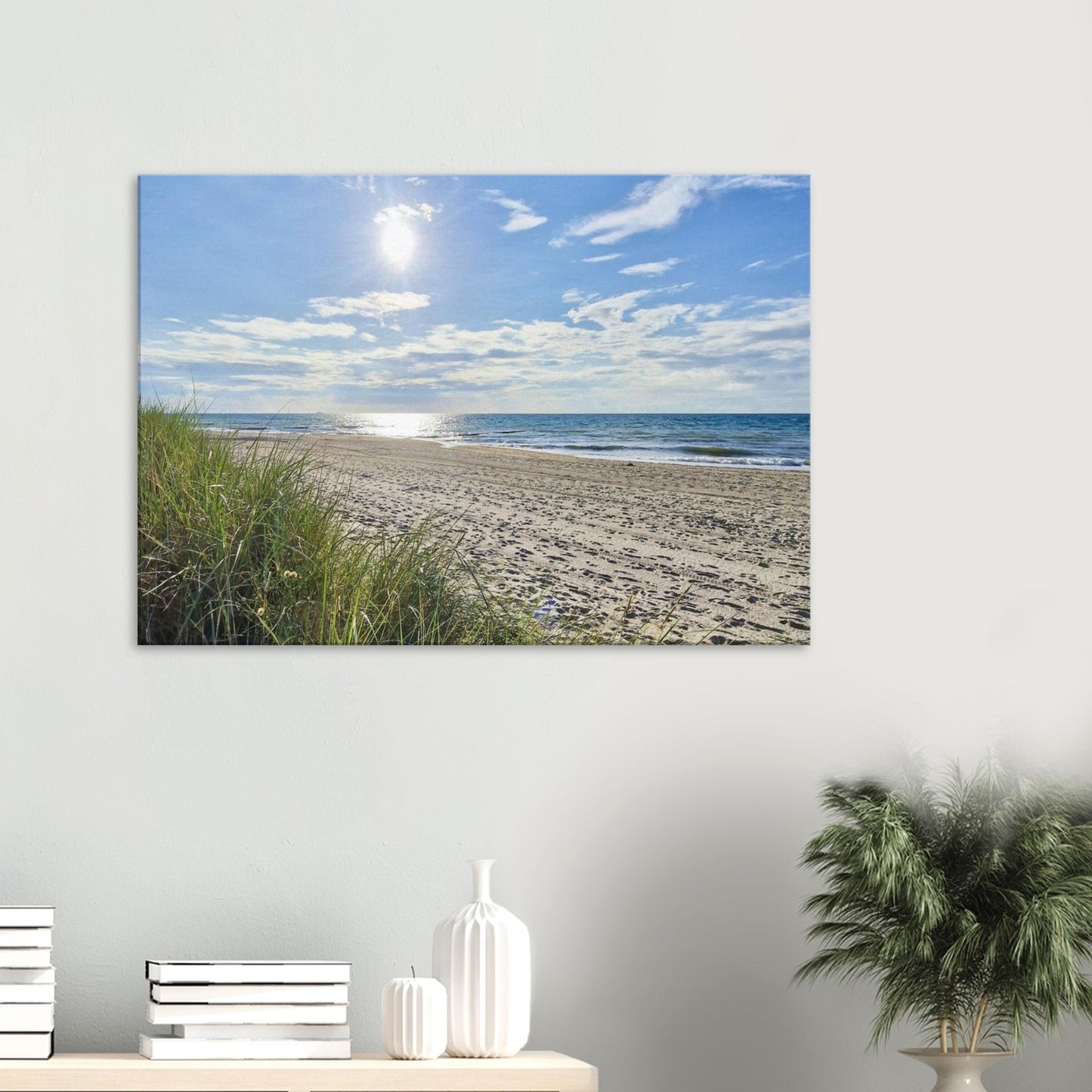 Sunny day at the beach - Canvas - JDivine