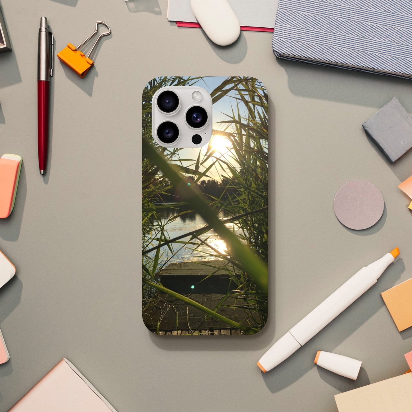 Golden Reed Passage - Tough Phone Case - JDivine