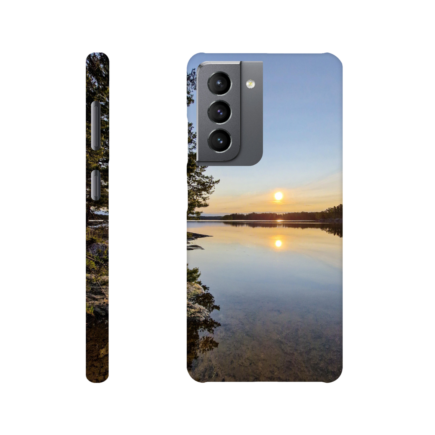 Calm Lake Serenity - Slim Phone Case - JDivine