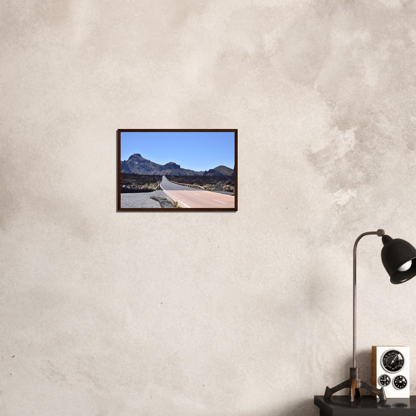 Volcanic Road to the Unknown - Framed Poster - JDivine