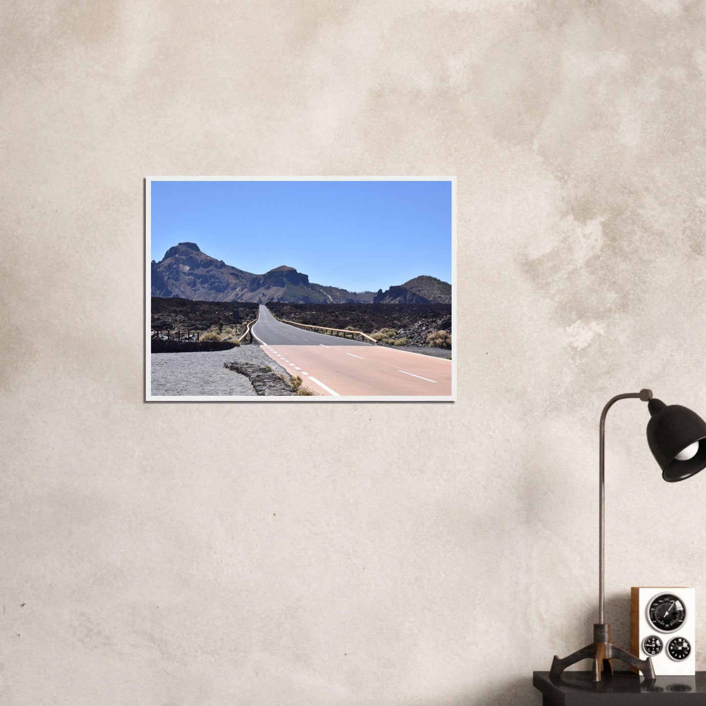 Volcanic Road to the Unknown - Framed Poster - JDivine