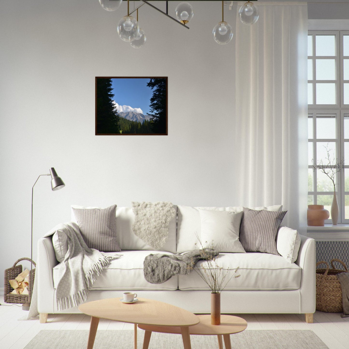 Framed Peaks - Framed Poster - JDivine