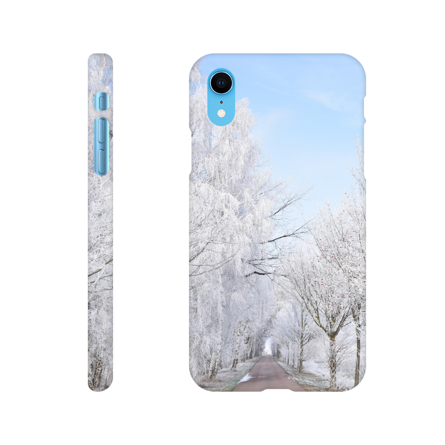 Winter’s Silent Path - Slim Phone Case - JDivine