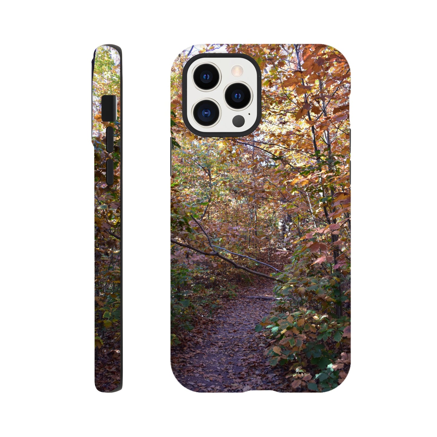 Pathway of Leaves – Tough Phone Case - JDivine