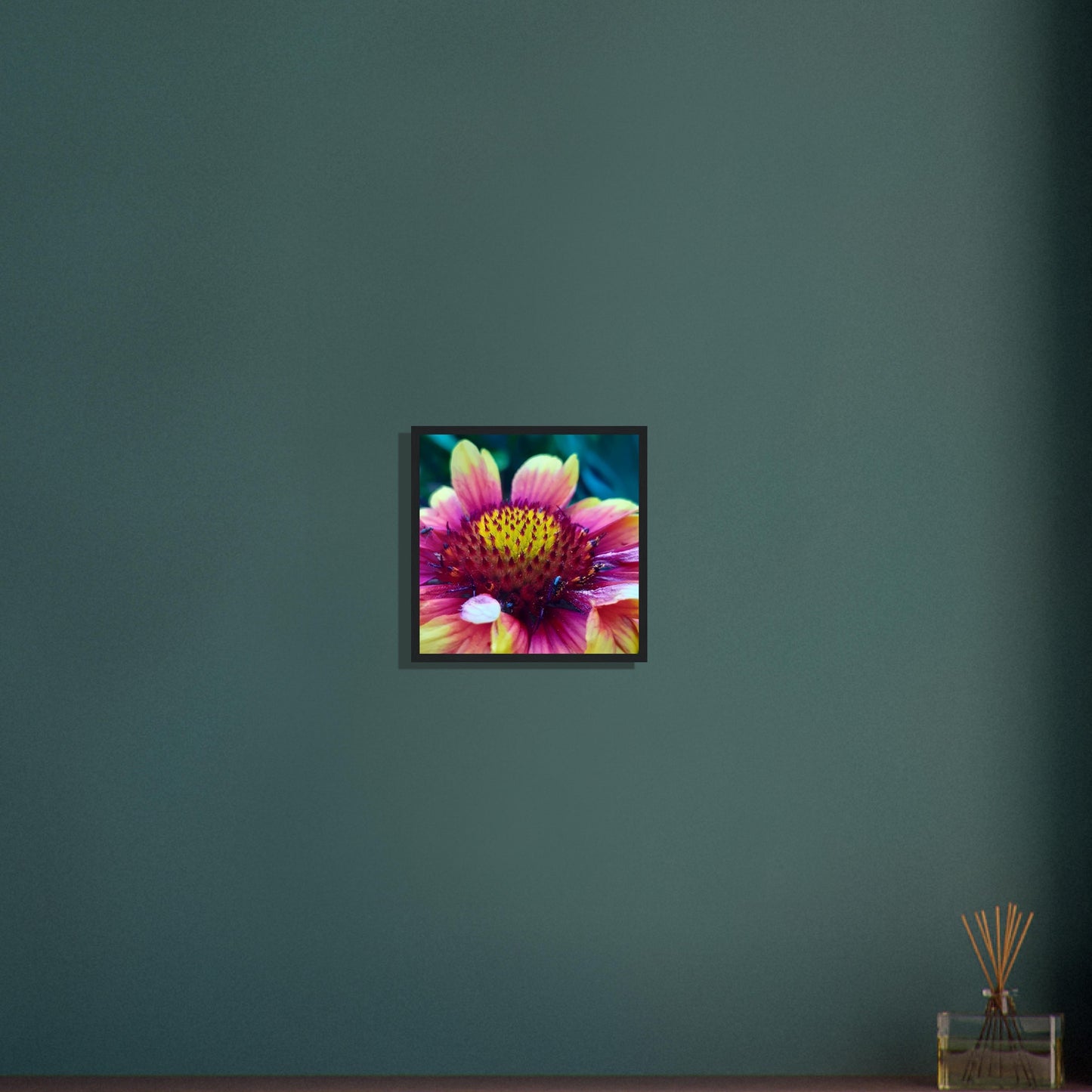 Vibrant Petal Symphony - Framed Poster - JDivine