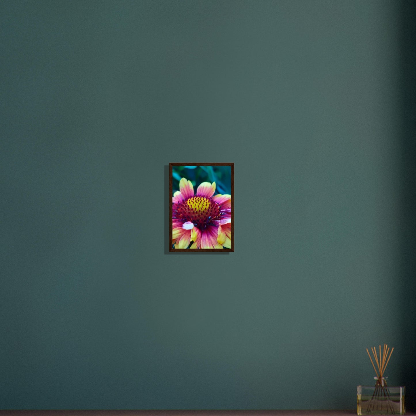 Vibrant Petal Symphony - Framed Poster - JDivine