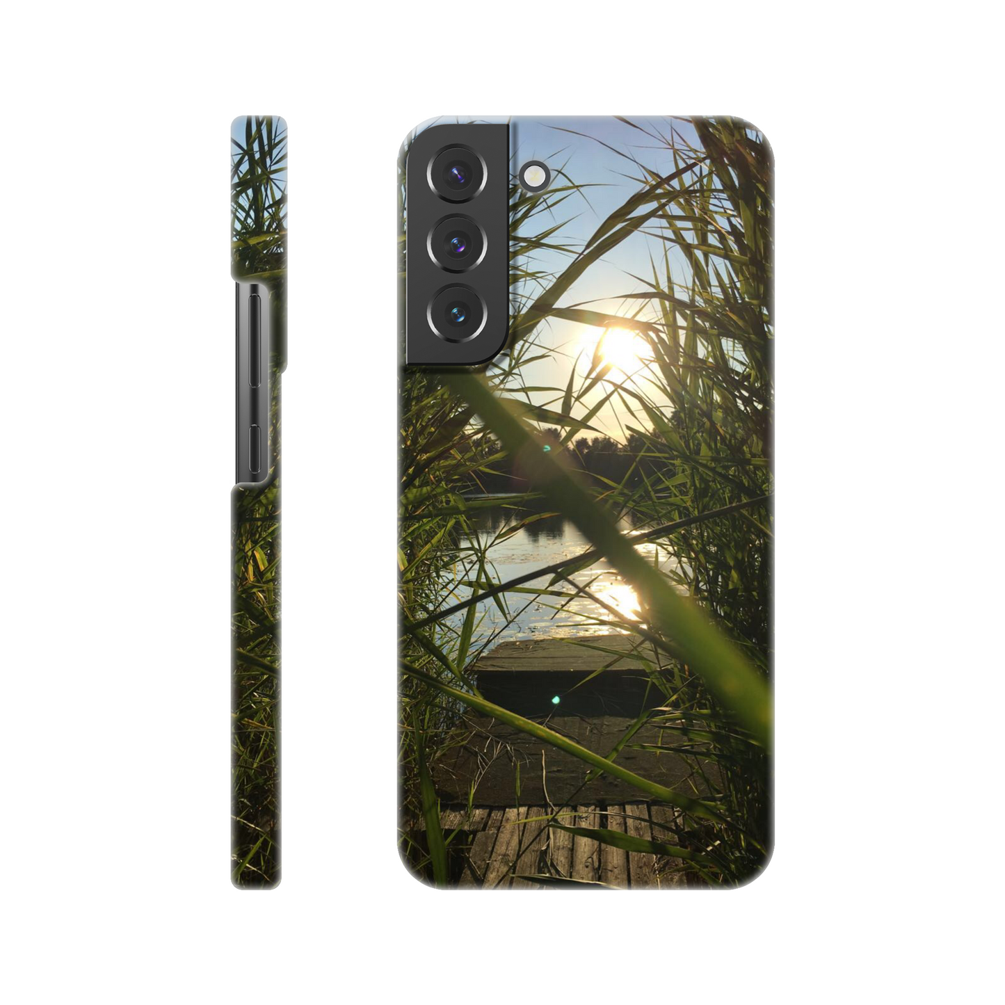 Golden Reed Passage - Slim Phone Case - JDivine