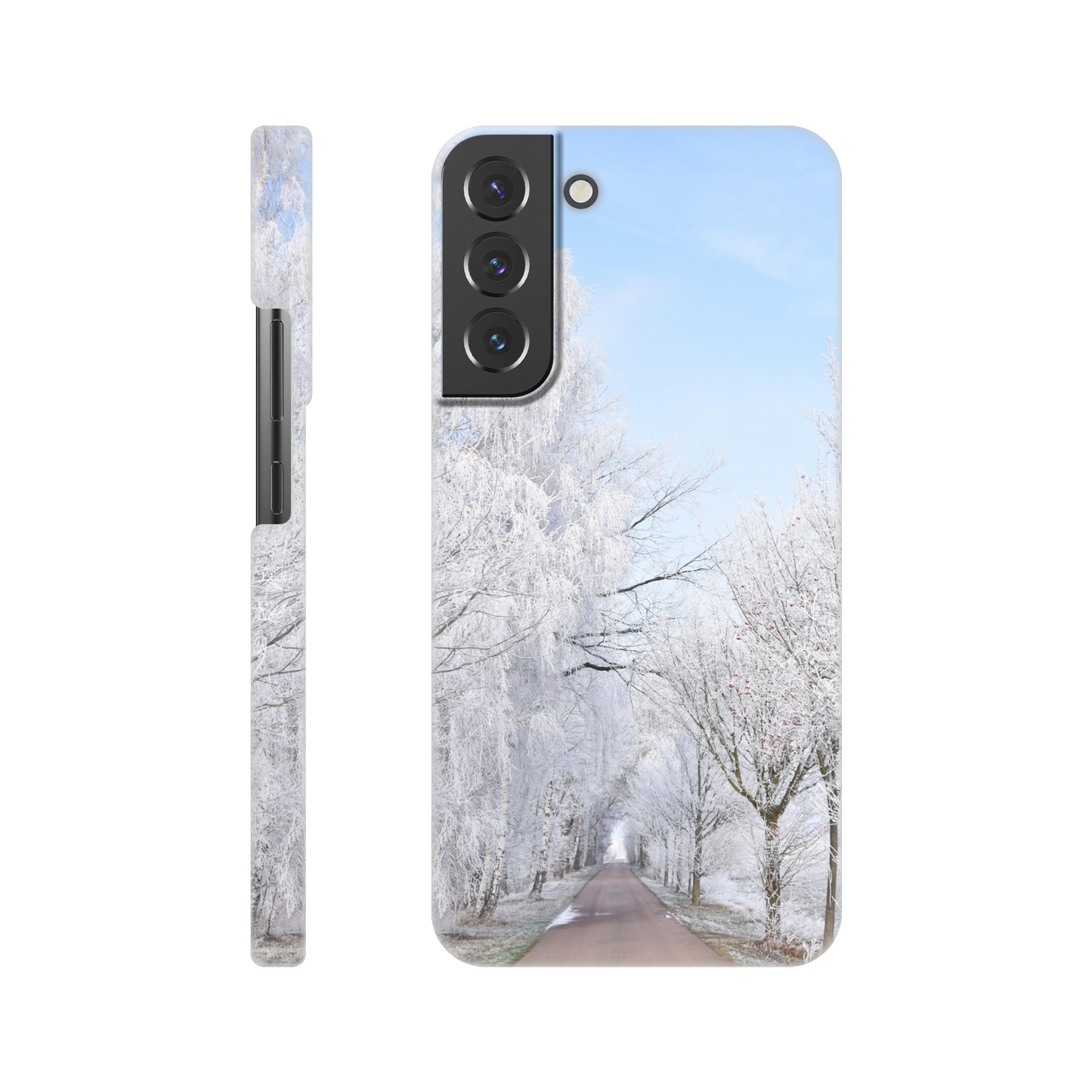 Winter’s Silent Path - Slim Phone Case - JDivine