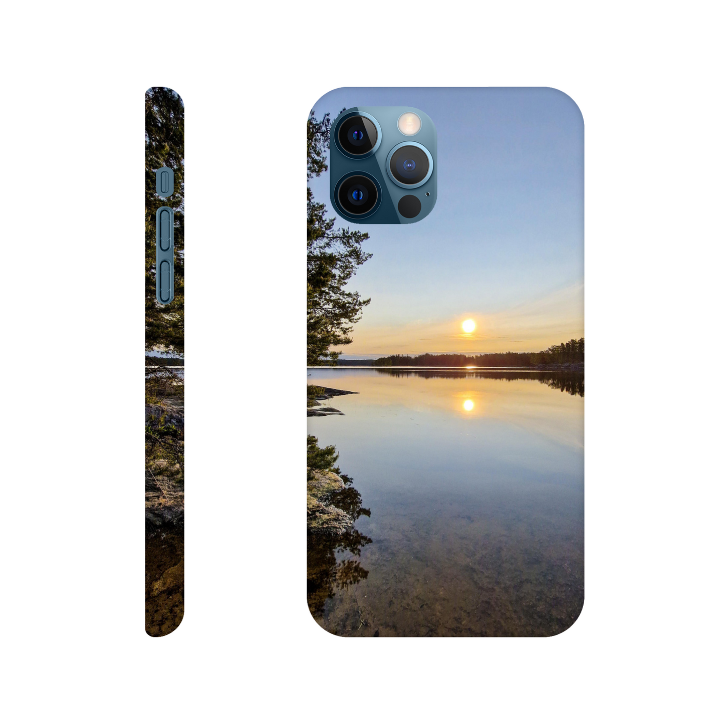 Calm Lake Serenity - Slim Phone Case - JDivine