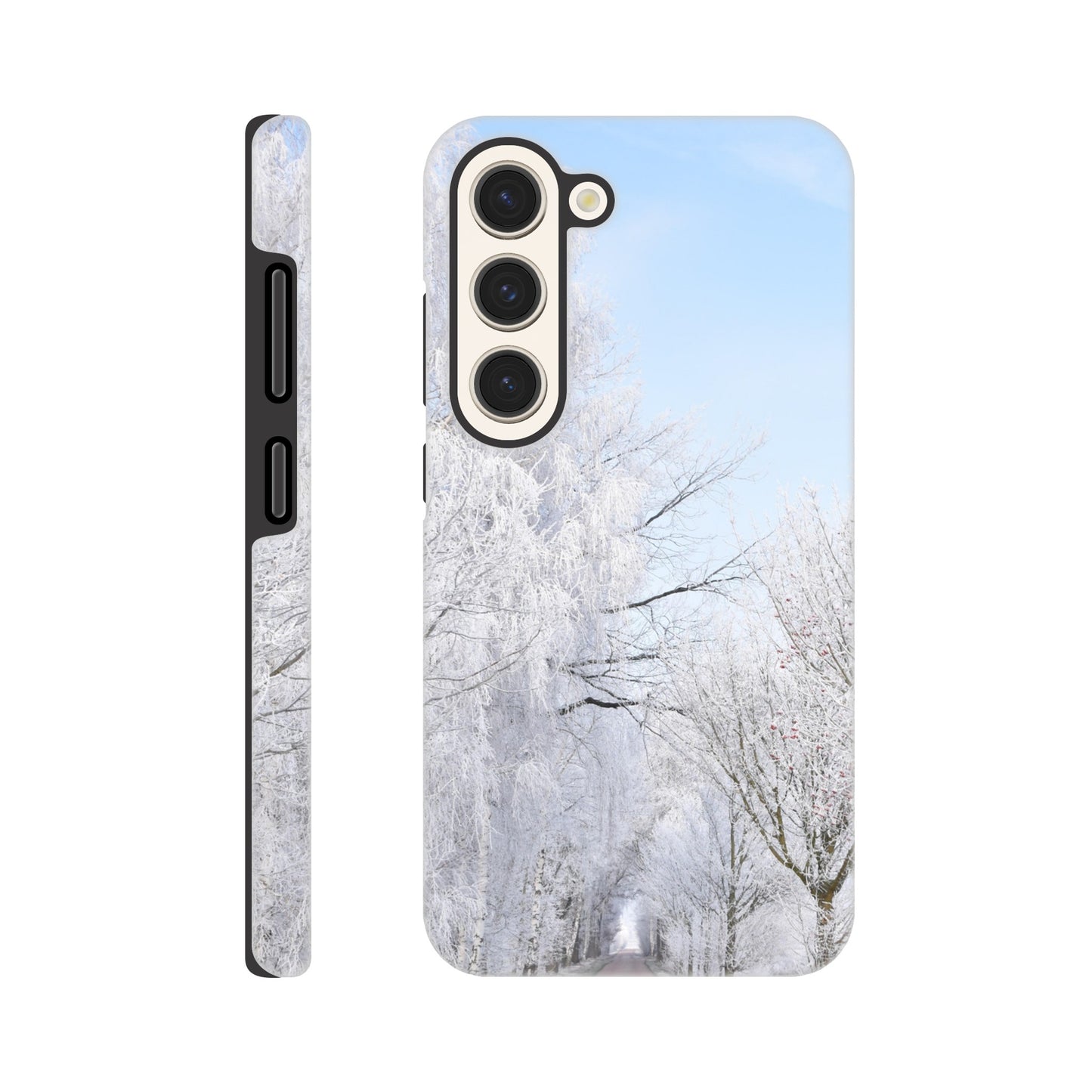Winter’s Silent Path - Tough Phone Case - JDivine