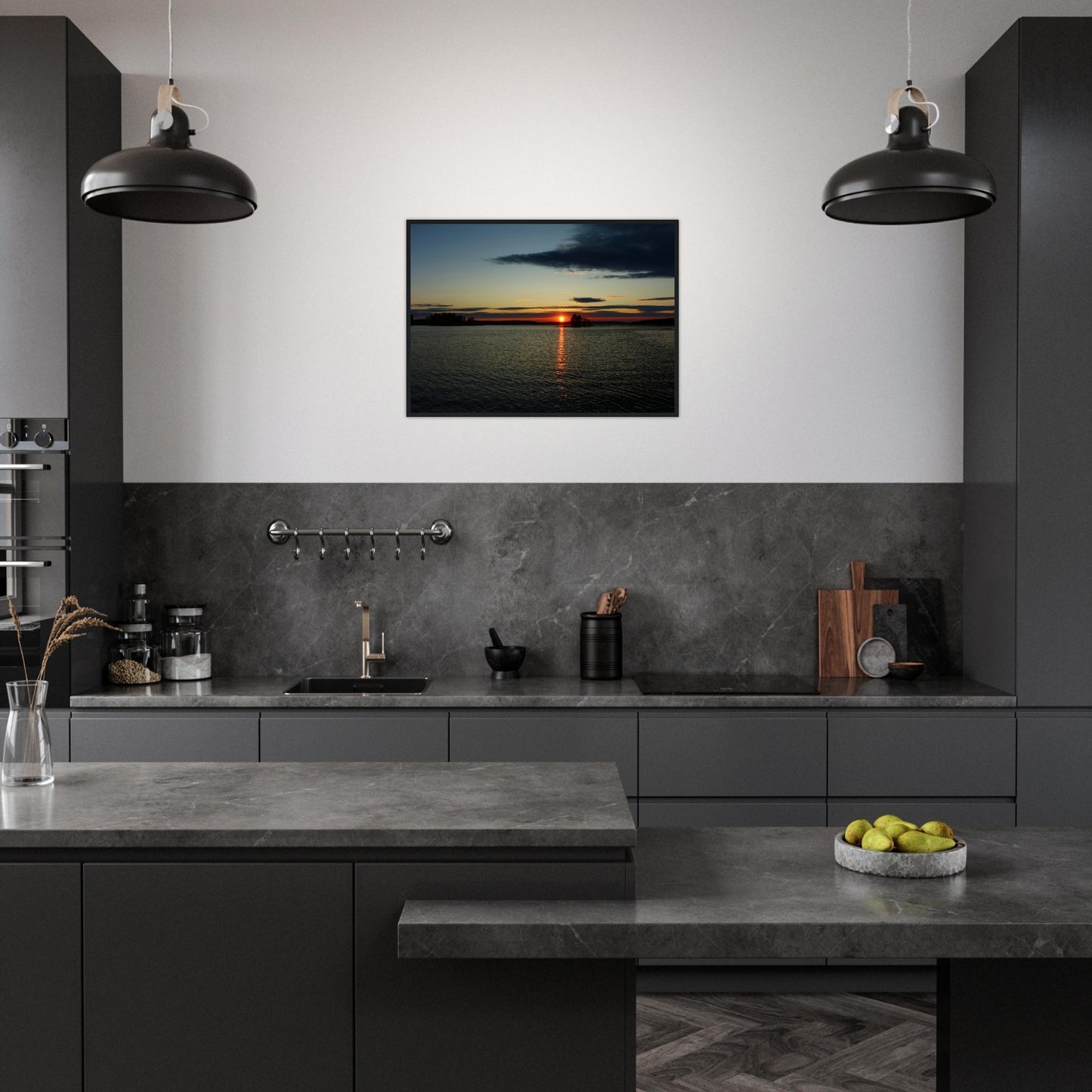 Serene Sunrise - Framed Poster - JDivine