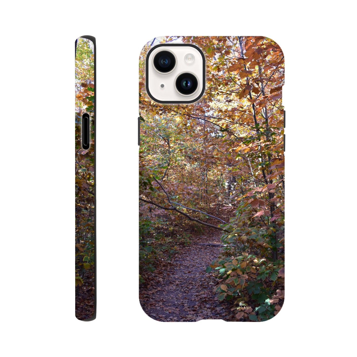 Pathway of Leaves – Tough Phone Case - JDivine
