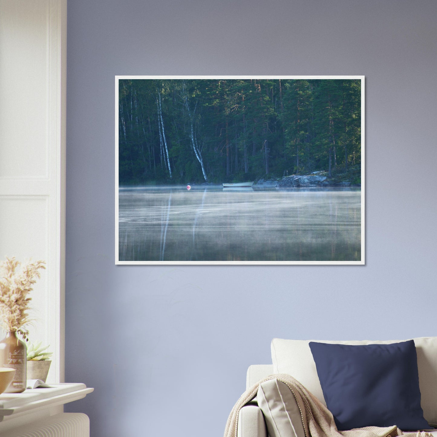 Misty Morning Calm - Framed Poster - JDivine