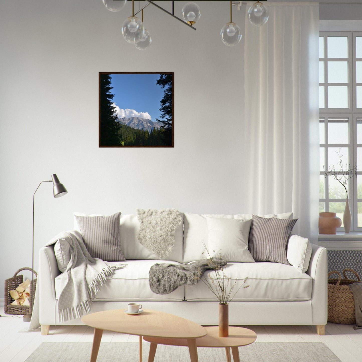 Framed Peaks - Framed Poster - JDivine