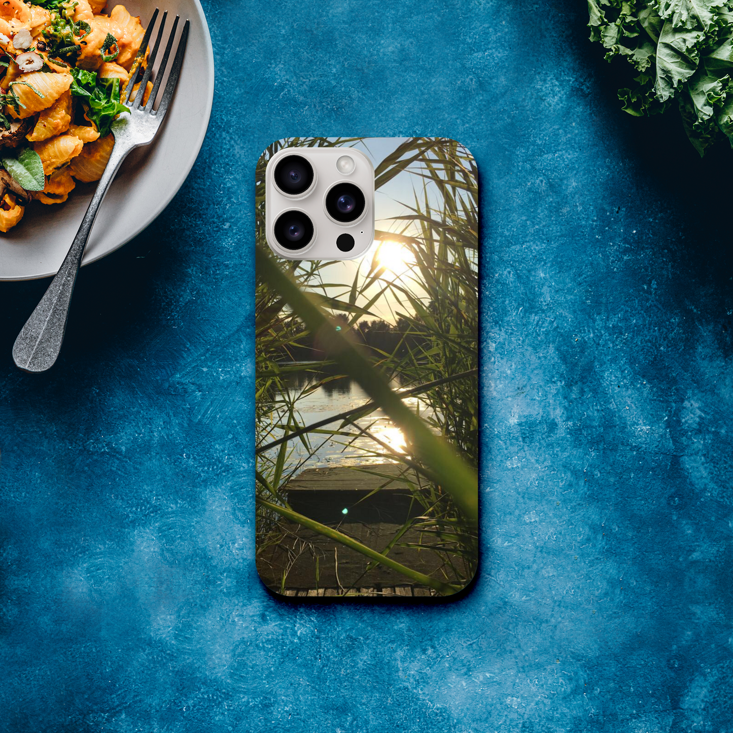 Golden Reed Passage - Slim Phone Case - JDivine