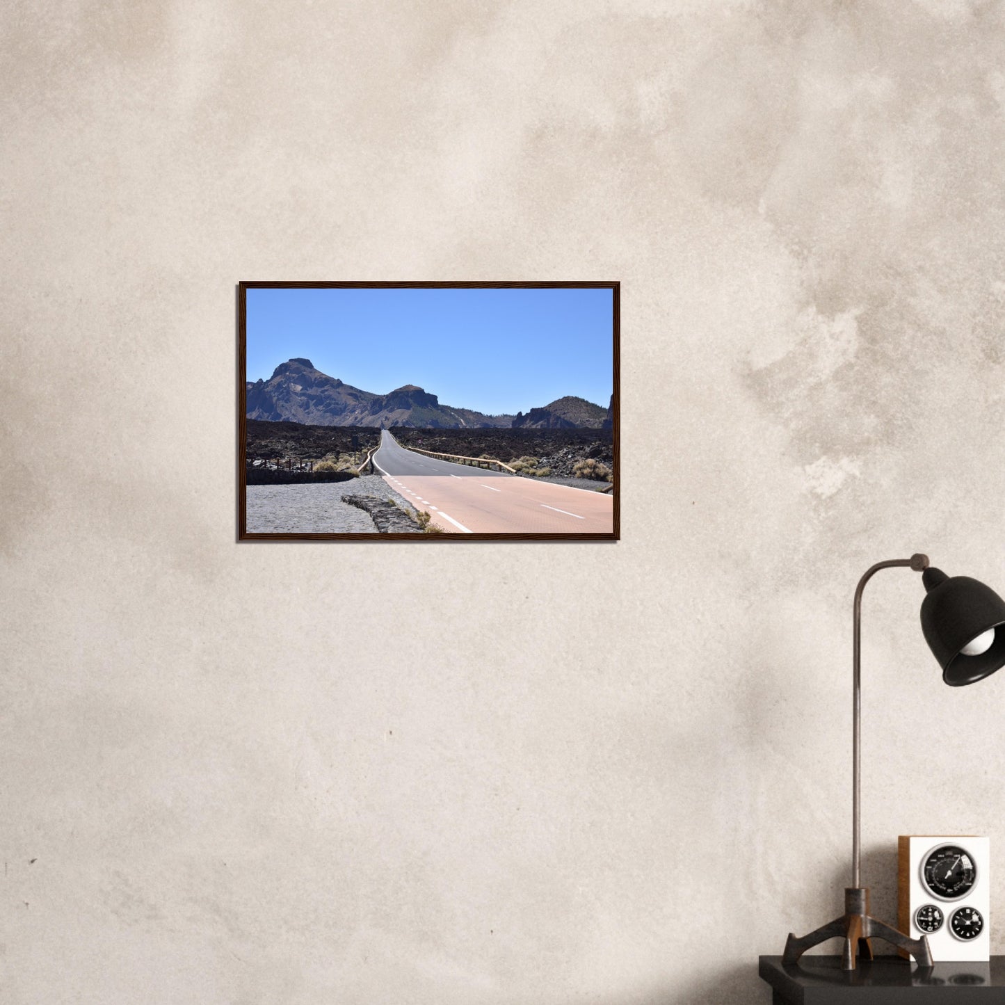 Volcanic Road to the Unknown - Framed Poster - JDivine