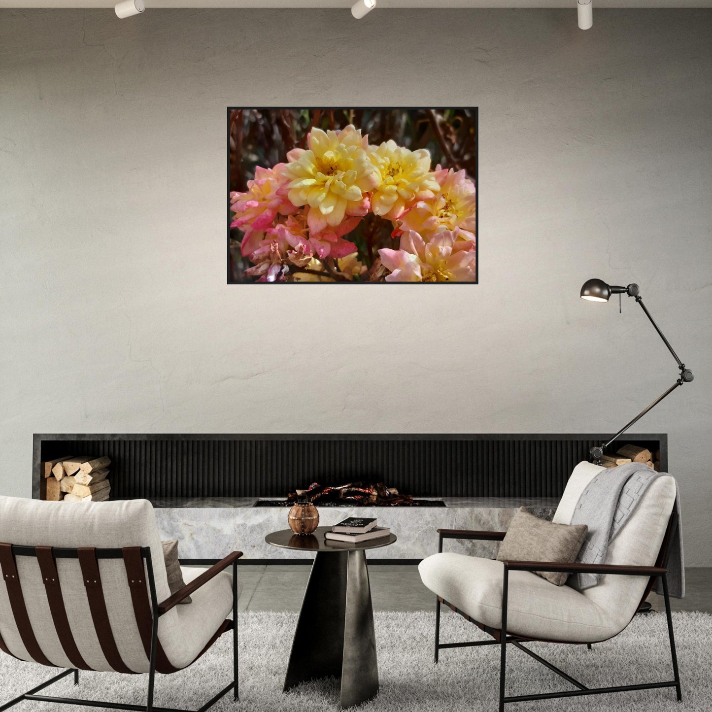Soft Bloom Harmony - Framed Poster - JDivine