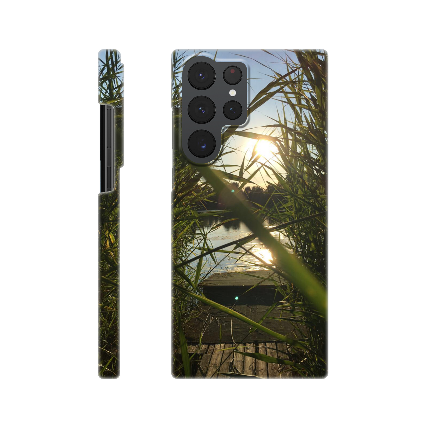 Golden Reed Passage - Slim Phone Case - JDivine