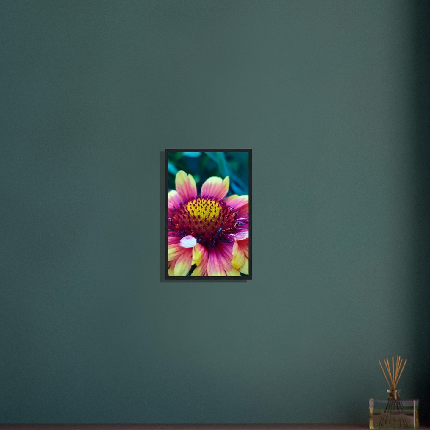 Vibrant Petal Symphony - Framed Poster - JDivine