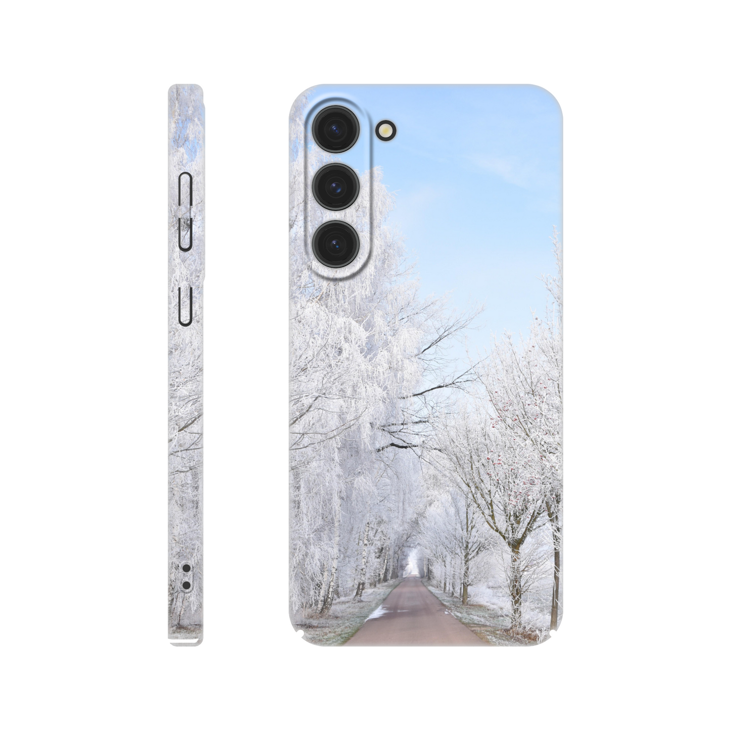 Winter’s Silent Path - Slim Phone Case - JDivine