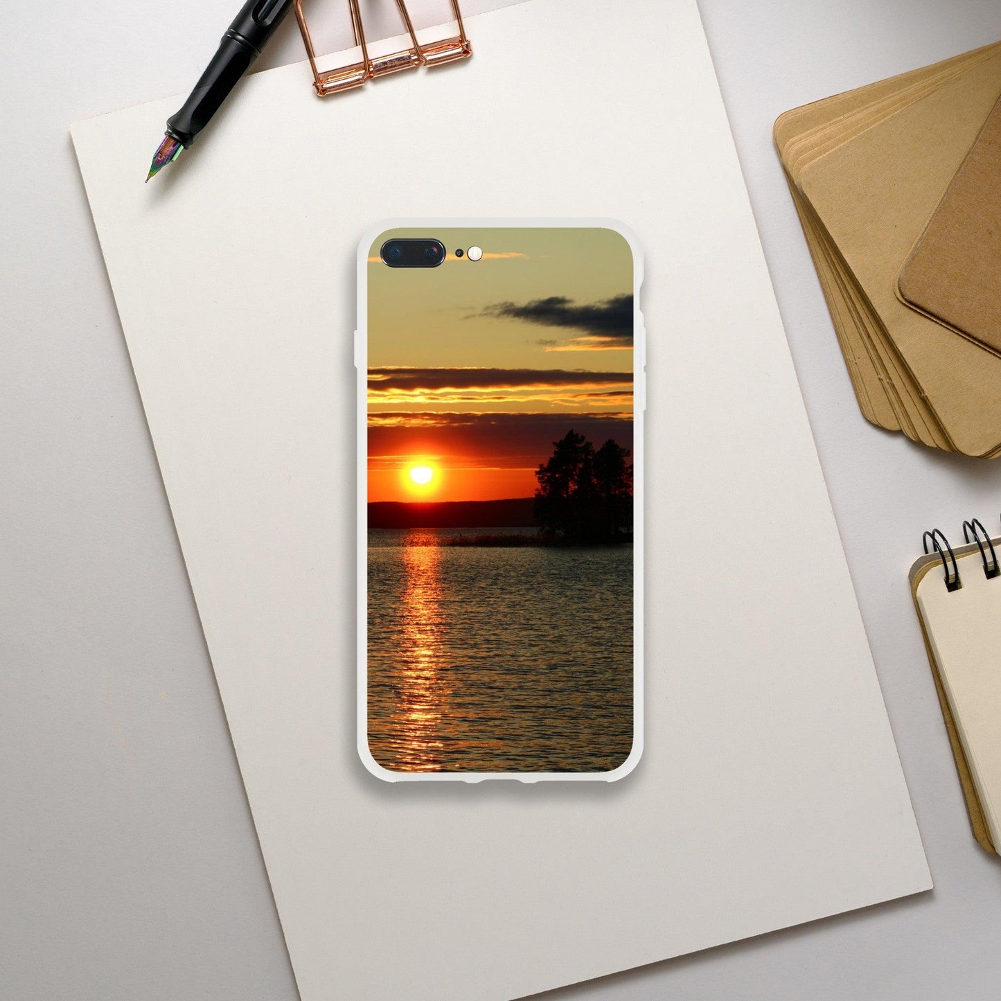 Radiant Sunset Waters - Flexi Phone Case - JDivine