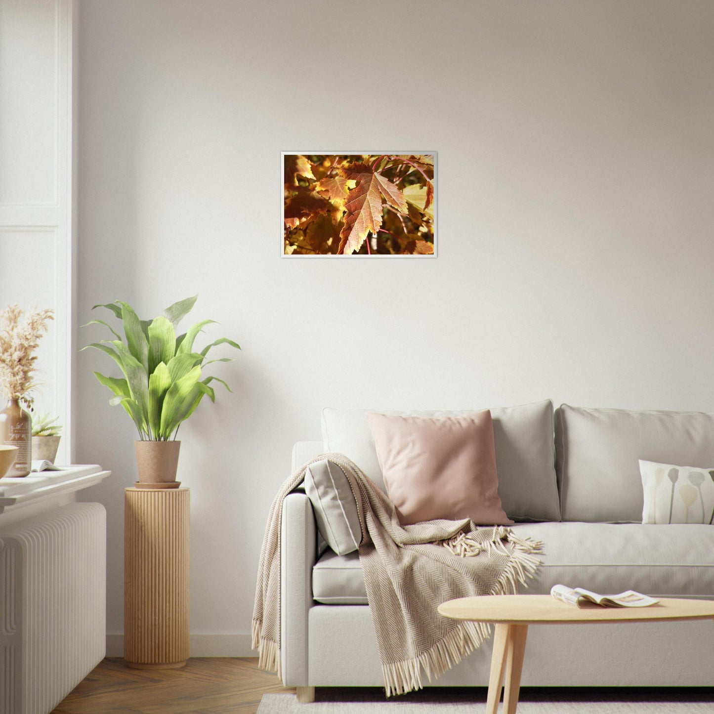 Autumn's Golden Glow - Framed Poster - JDivine