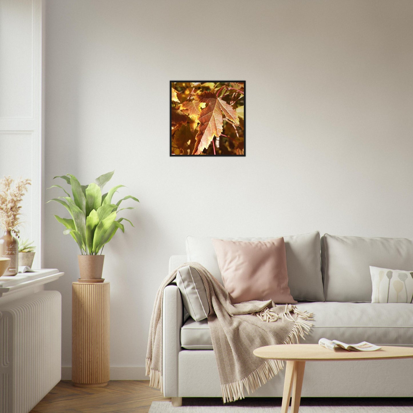 Autumn's Golden Glow - Framed Poster - JDivine