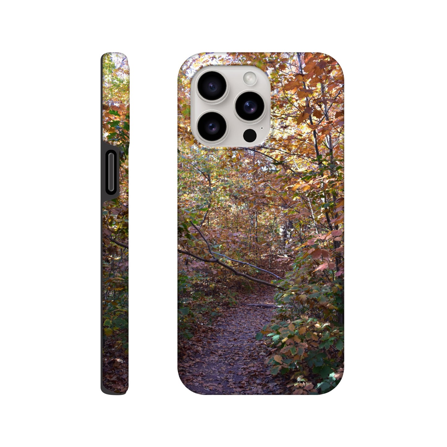 Pathway of Leaves – Tough Phone Case - JDivine