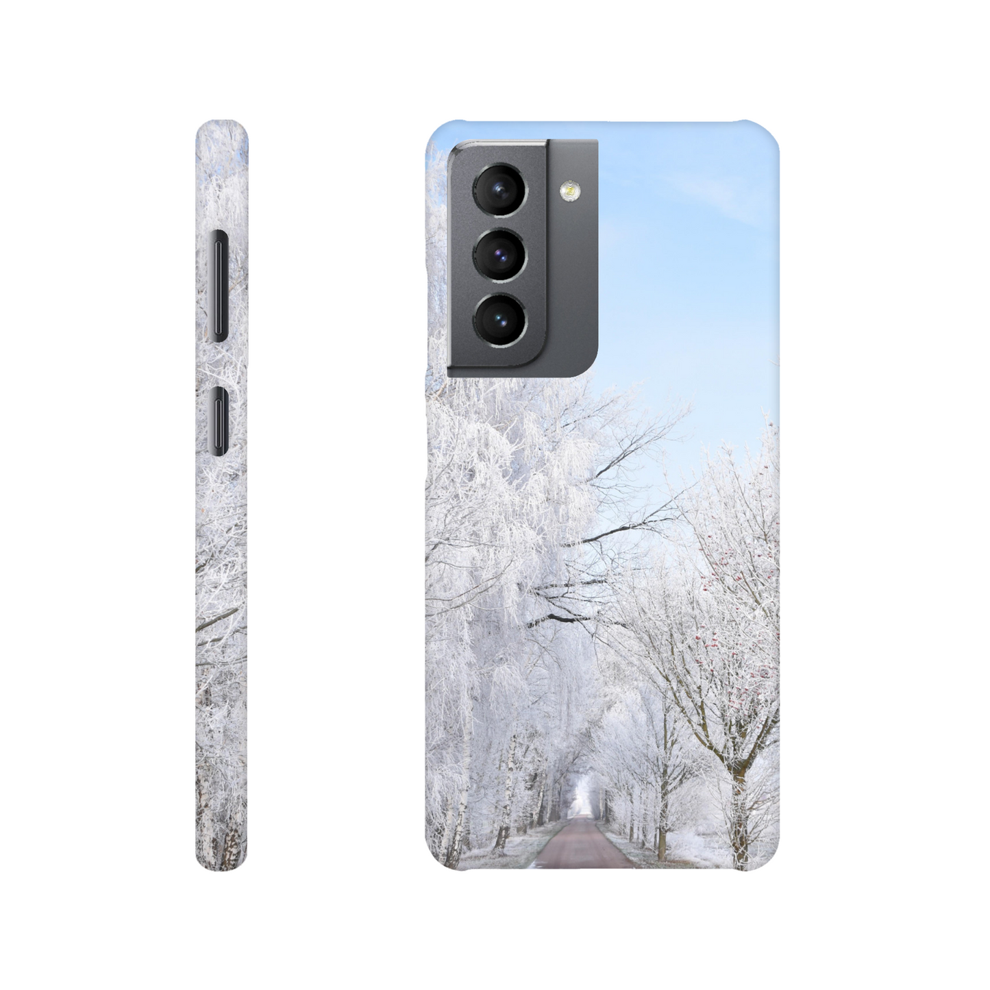 Winter’s Silent Path - Slim Phone Case - JDivine