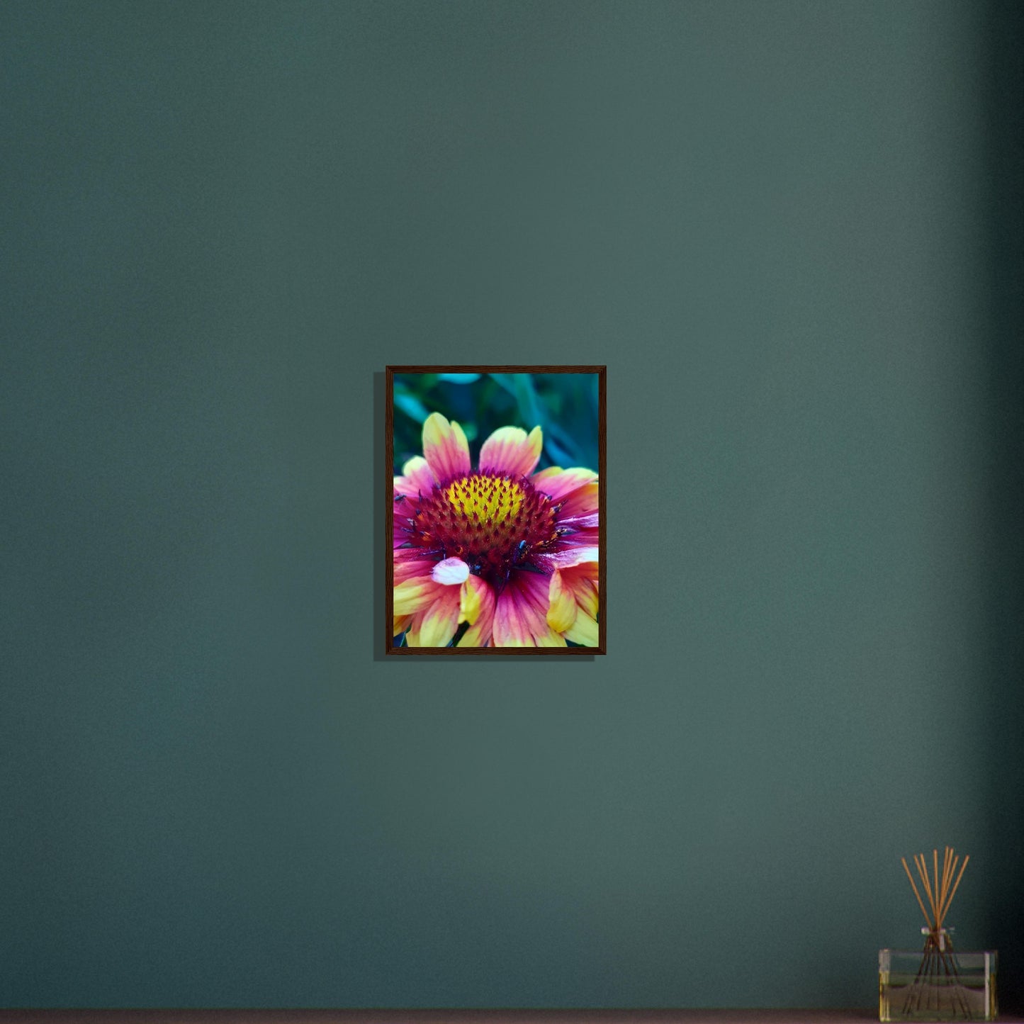 Vibrant Petal Symphony - Framed Poster - JDivine